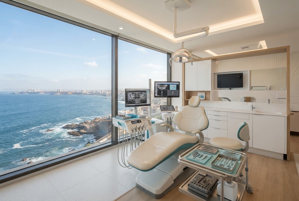 Consultorio ZENF con vista al mar